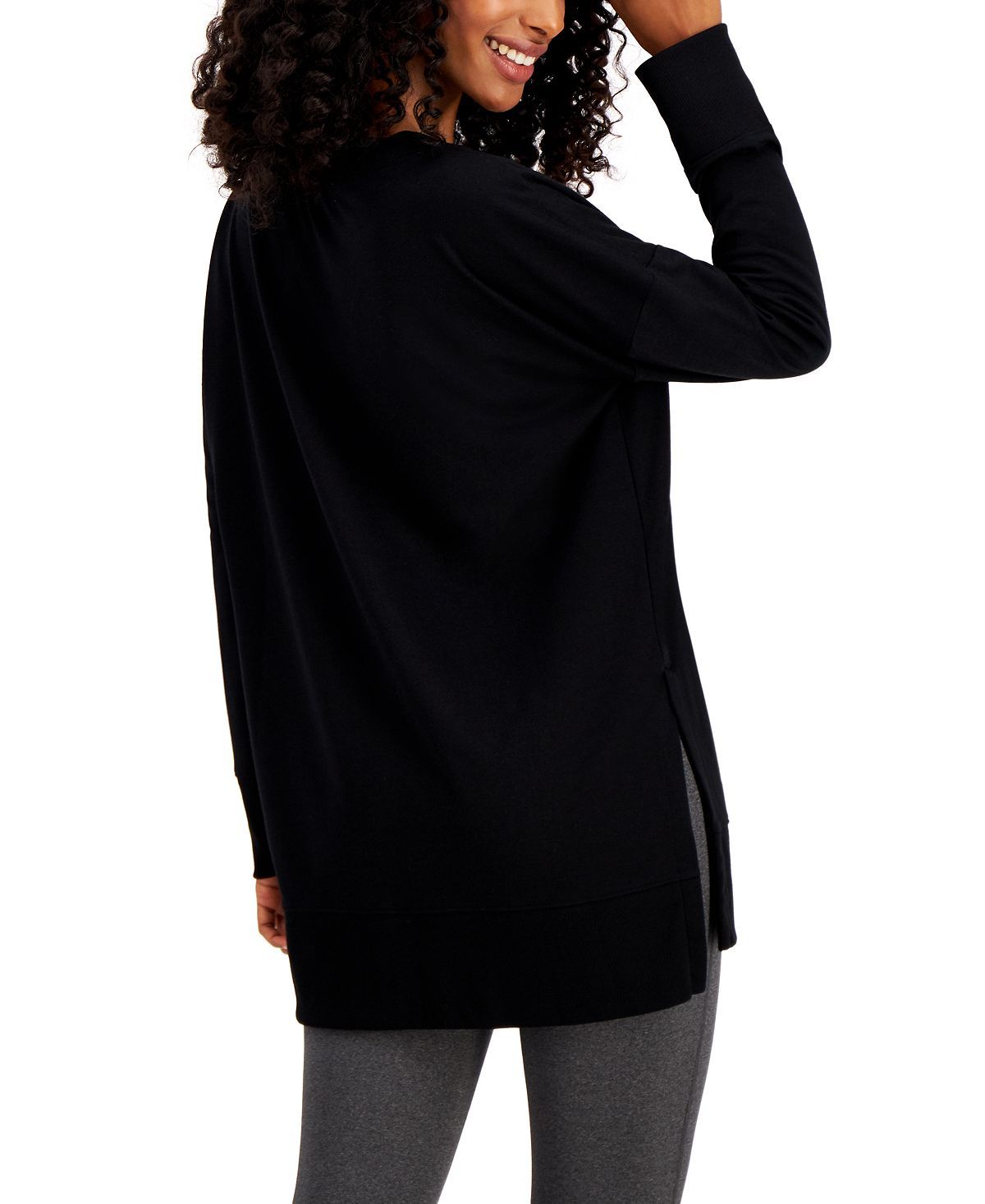 Jenni Pajama Tunic Top Deep Black