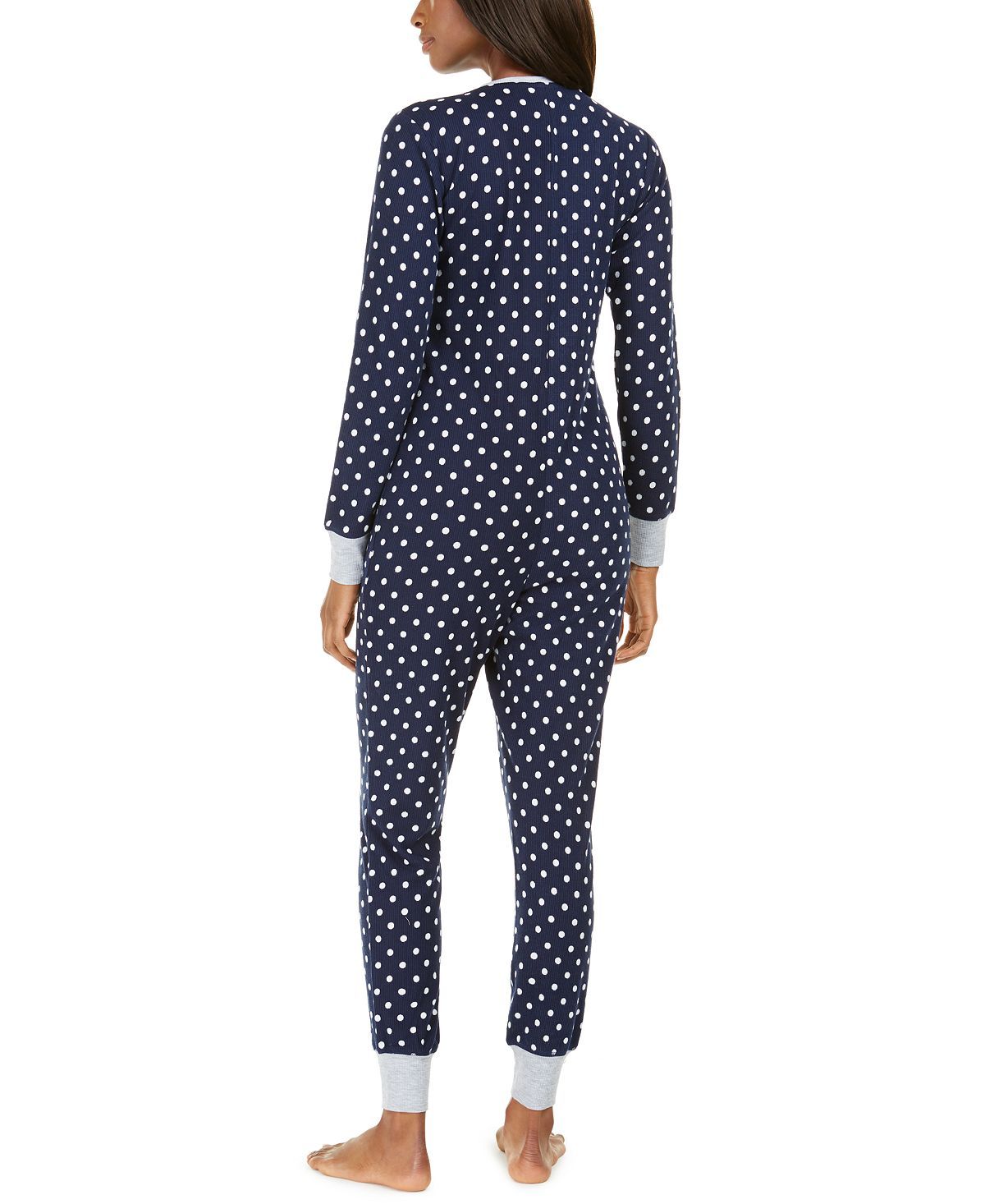 Jenni Printed Thermal One Piece Pajama Electric Dots