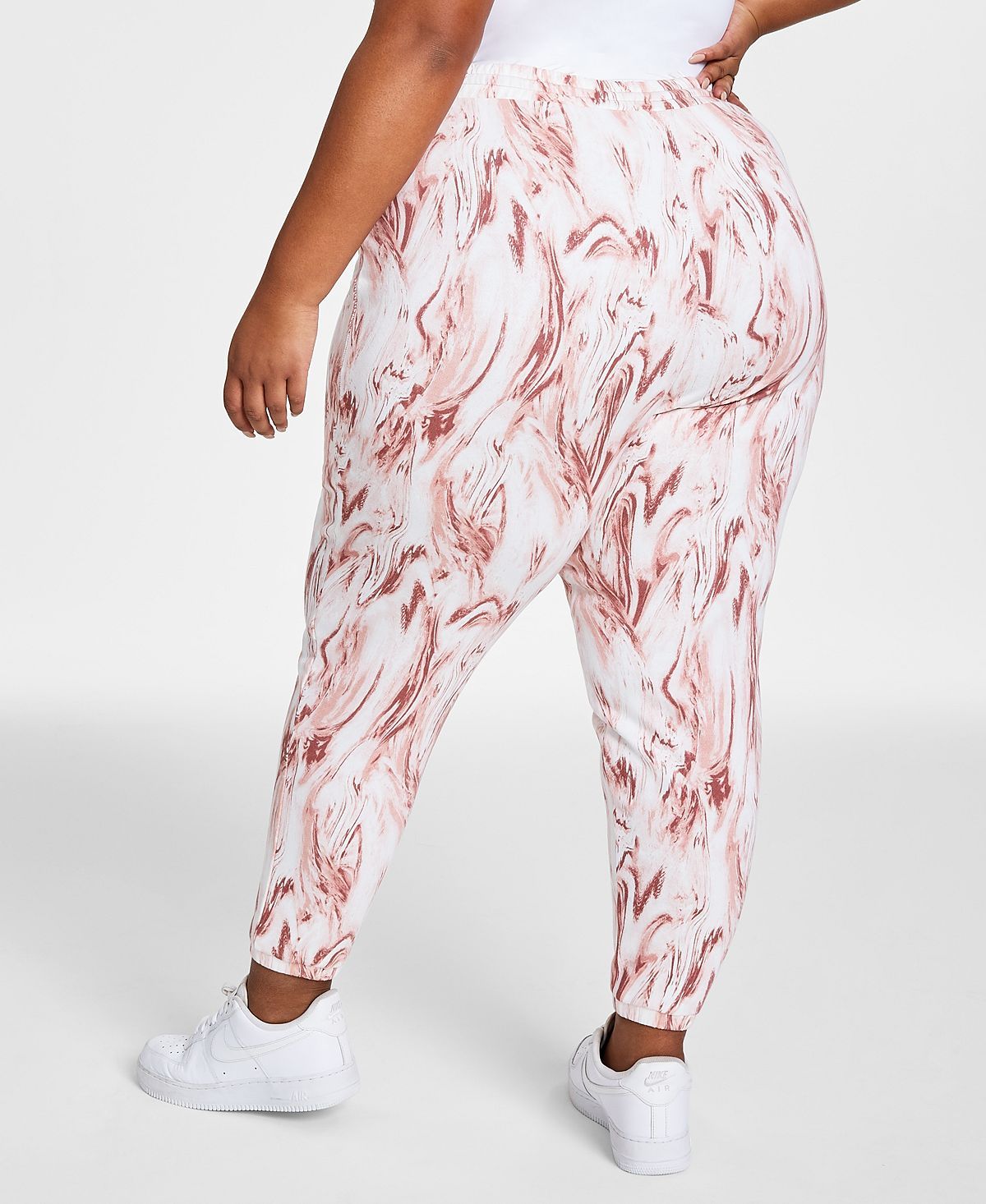 Jenni Style Not Jogger Pants Marble - Rose