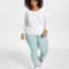 Jenni Style Not Super-soft Long-sleeve Top Washed White