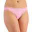 Jenni Wo Lace-trim Thong Cali Pink