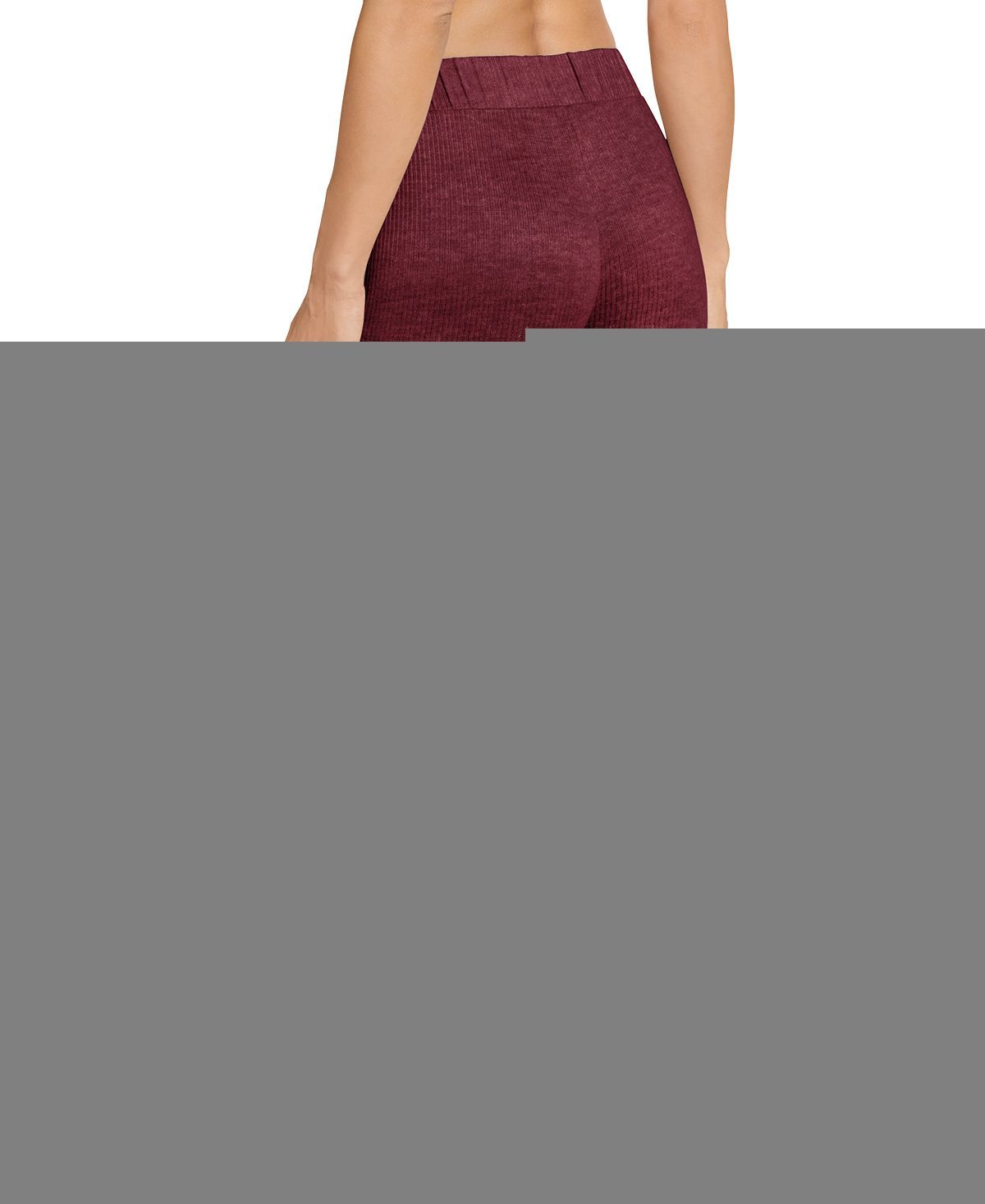 Jockey Luxe Lounge Ribbed Sleepwear Jogger Pants Crushed Cranberry