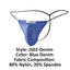 Joe Snyder Blue Denim G-String