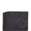 John Varvatos Star Usa Bushwick Leather Bi-fold Wallet Navy