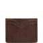 John Varvatos Star Usa Bushwick Leather Card Case Brown