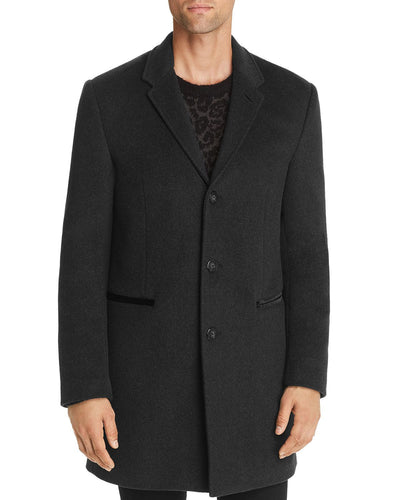 John Varvatos Star Usa Devin Top Coat Iron Gray