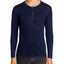 John Varvatos Star Usa Long-sleeve Henley Deep Blue