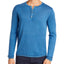 John Varvatos Star Usa Long-sleeve Henley Sapphire