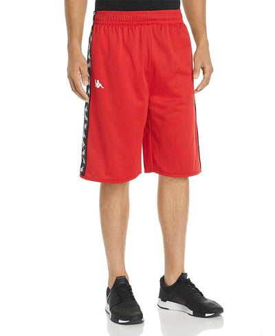 Kappa 222 Banda Basaf Mesh Shorts Red-black