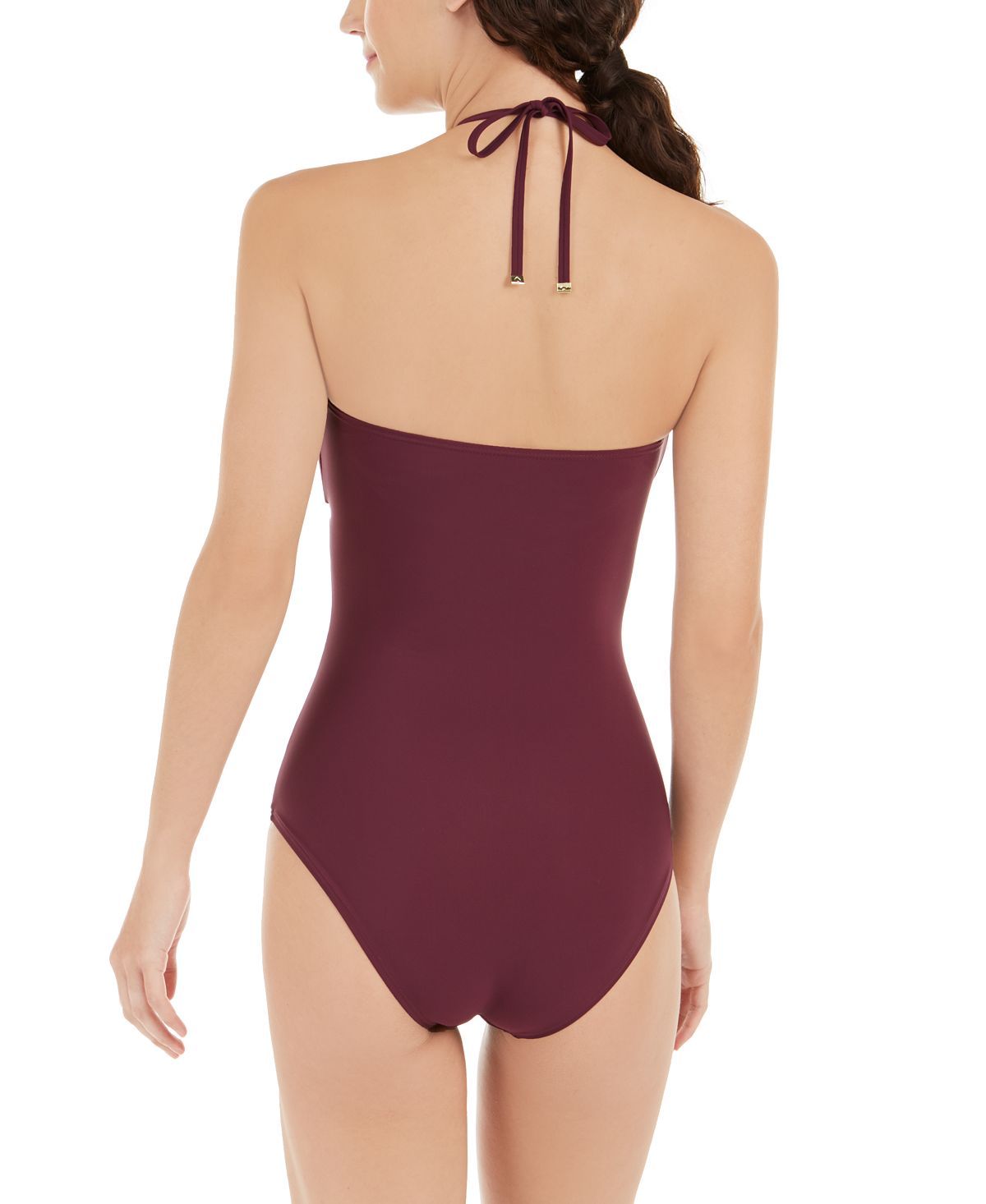 Kate Spade New York Keyhole O-ring One-piece Swimsuit Raisin