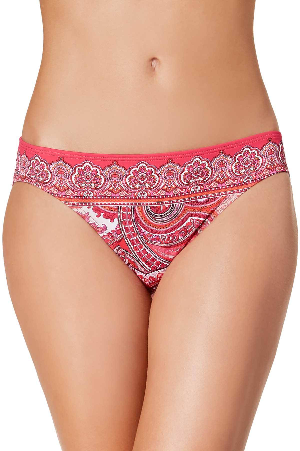 Lauren Ralph Lauren Aegean Paisley Bikini Bottom in Pink