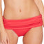 Lauren Ralph Lauren Beach Club Solids Wide Banded Hipster Bottom in Raspberry