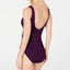 Lauren Ralph Lauren Tummy-control Underwire Ruffled One-piece Swimsuit Eggplant