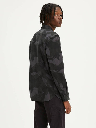 Levi's Printed Jackson Worker Shirt Black