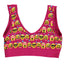 Little Black Panties Pink 'Big Girls' Face-Emojis Bralette