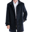 London Fog Clark Classic-fit Overcoat Navy