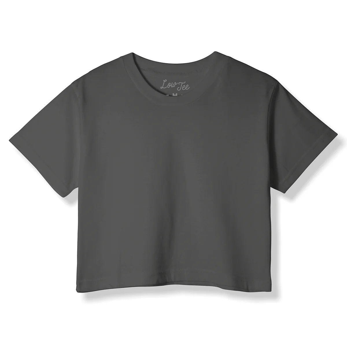 LowTee Dark Grey Crop Top