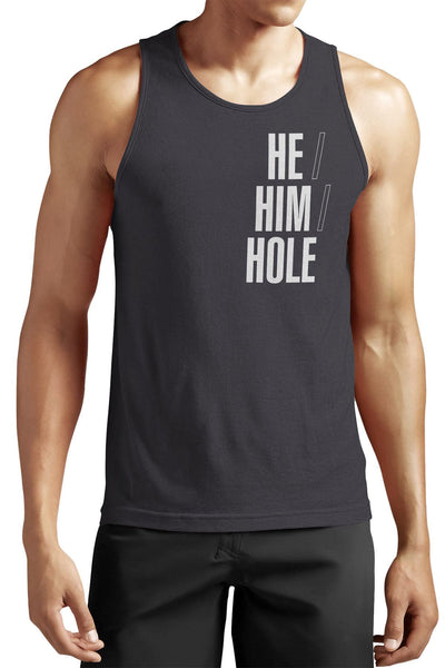 LowTee He Him Hole Graphic Tank