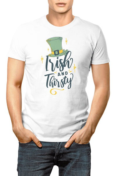 LowTee Irish and Thirsty Graphic Tee