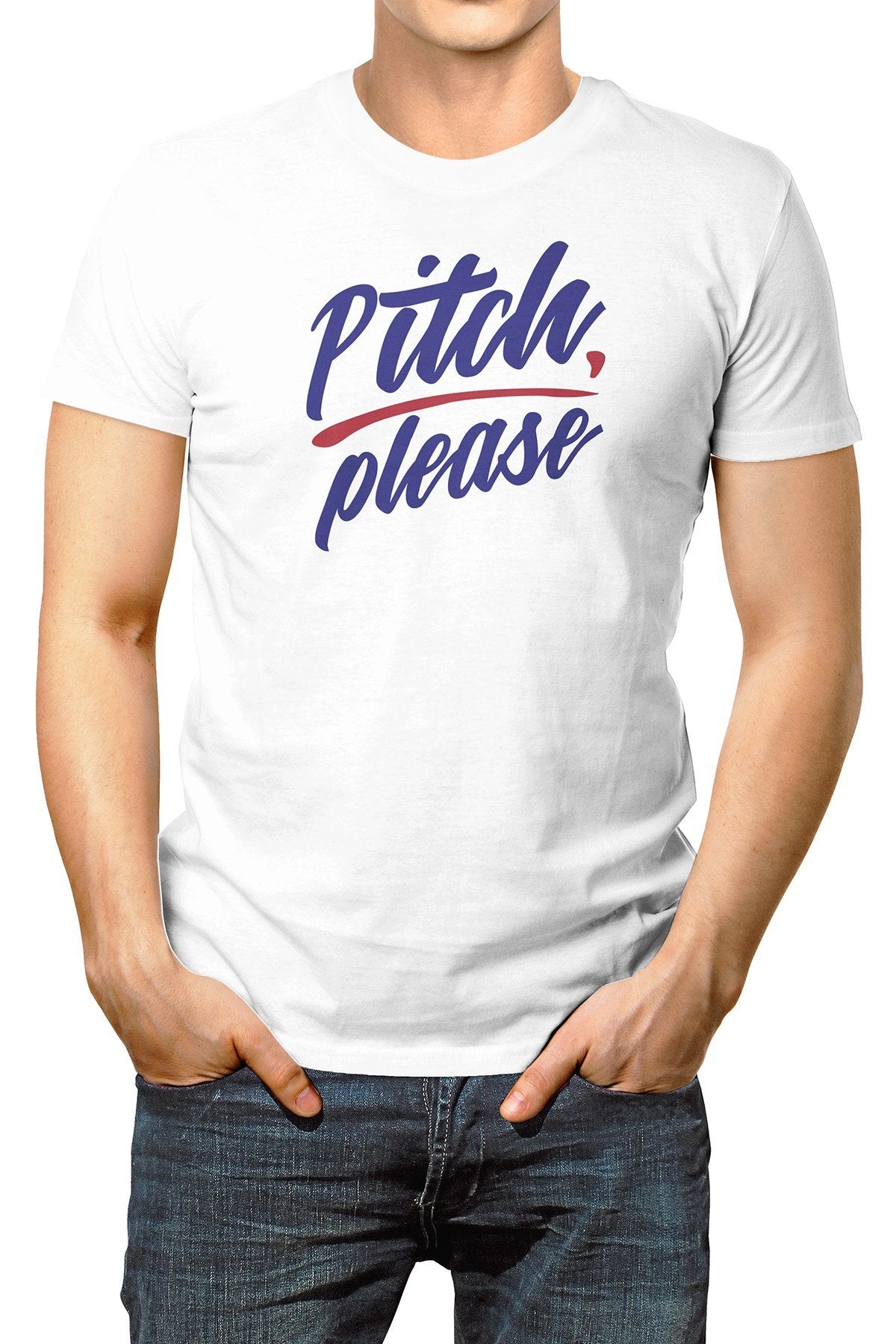 LowTee Pitch Please Graphic Tee