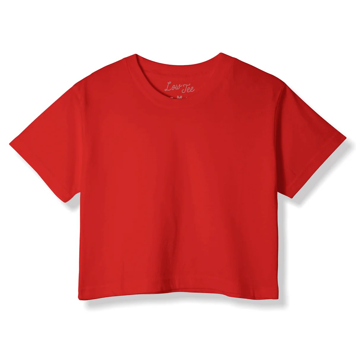 LowTee Red Crop Top