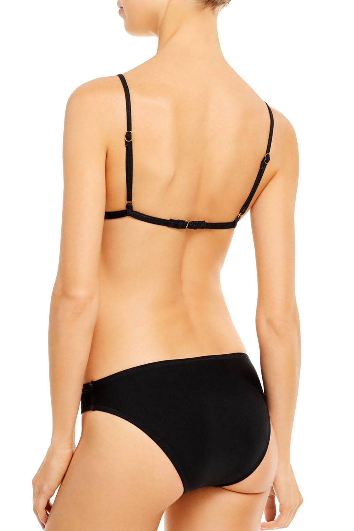 Lucky Brand Zen Garden Bikini Bottom in Black