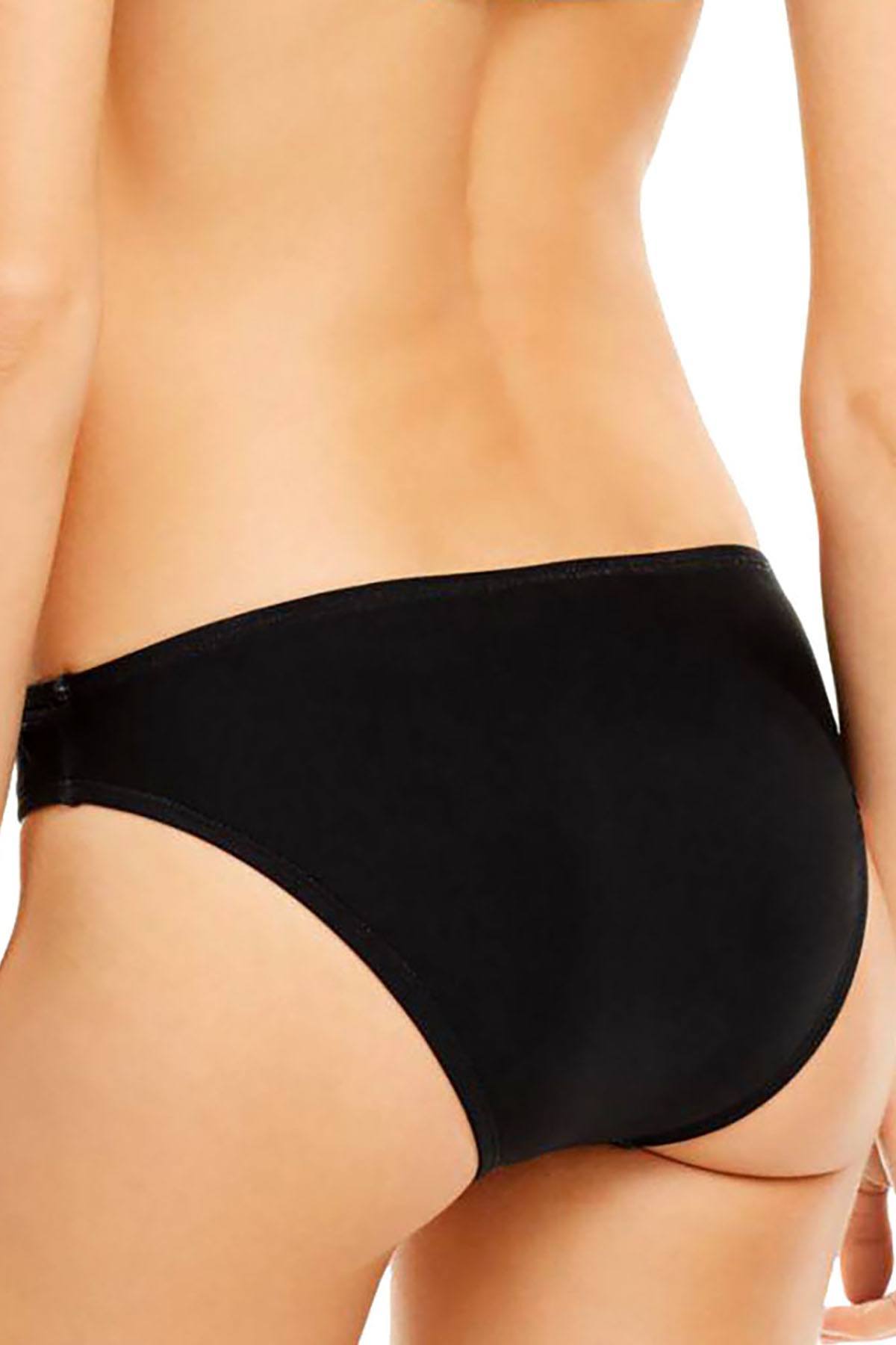 Lucky Brand Zen Garden Bikini Bottom in Black