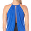 Magicsuit Aubrey Draped Halter One-piece Swimsuit Cobalt