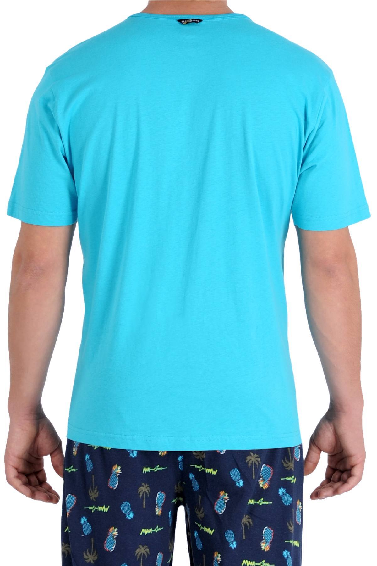 Maui and Sons Scuba-Blue Palms Tee