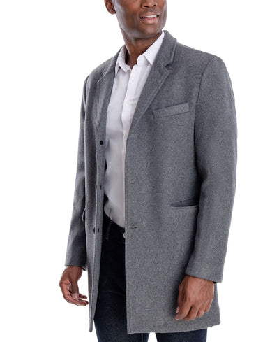 Michael Kors Ghent Slim-fit Overcoat Medium grey