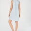 Miss Elaine Lace Ruffle Sleeveless Chemise Nightgown Crystal Blue