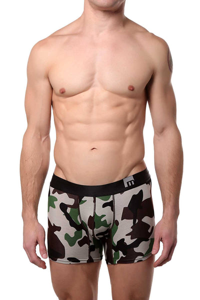 Mosmann Camo-Print Classic Bamboo Boxer Brief