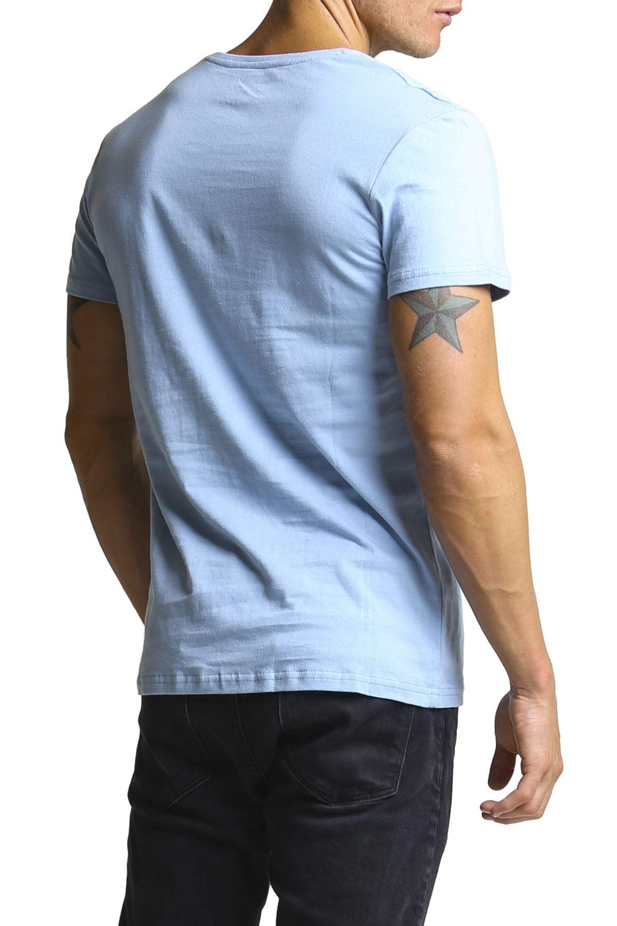 Mosmann Light Blue Logo Tee