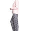 Muk Luks Butter-knit V-neck & Flare-leg Pants Lounge Set Pink Coffee