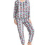 Muk Luks Printed Dimple Fleece Cozy Pajama Set Holidayvac