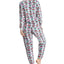 Muk Luks Printed Dimple Fleece Cozy Pajama Set Holidayvac