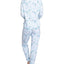 Muk Luks Printed Hacci Pajamas & Sleep Mask Set Bear