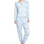 Muk Luks Printed Hacci Pajamas & Sleep Mask Set Bear