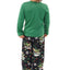 Munki Munki Matching Toddler Holiday Baby Yoda Family Pajama Set Green