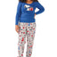 Munki Munki Muni Munki Matching Wo Snoopy Holiday Family Pajama Set Grey