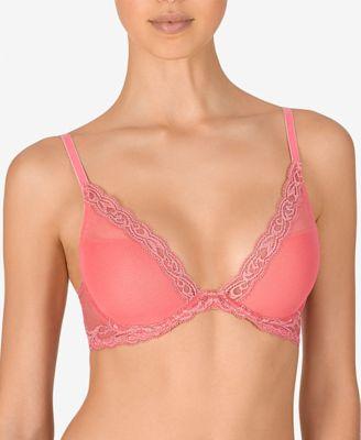 NATORI/DANA-CO LLC Natori Feathers Lace Bra 730023 Rose Glow 32C PURPLE