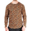 Natori Kaede Leopard-print Raglan Shirt Leopard