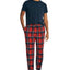 Nautica Flannel Pajama Set Deep Anchor Heather