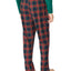 Nautica Fleece Sleep Pants Navy/Red Plaid