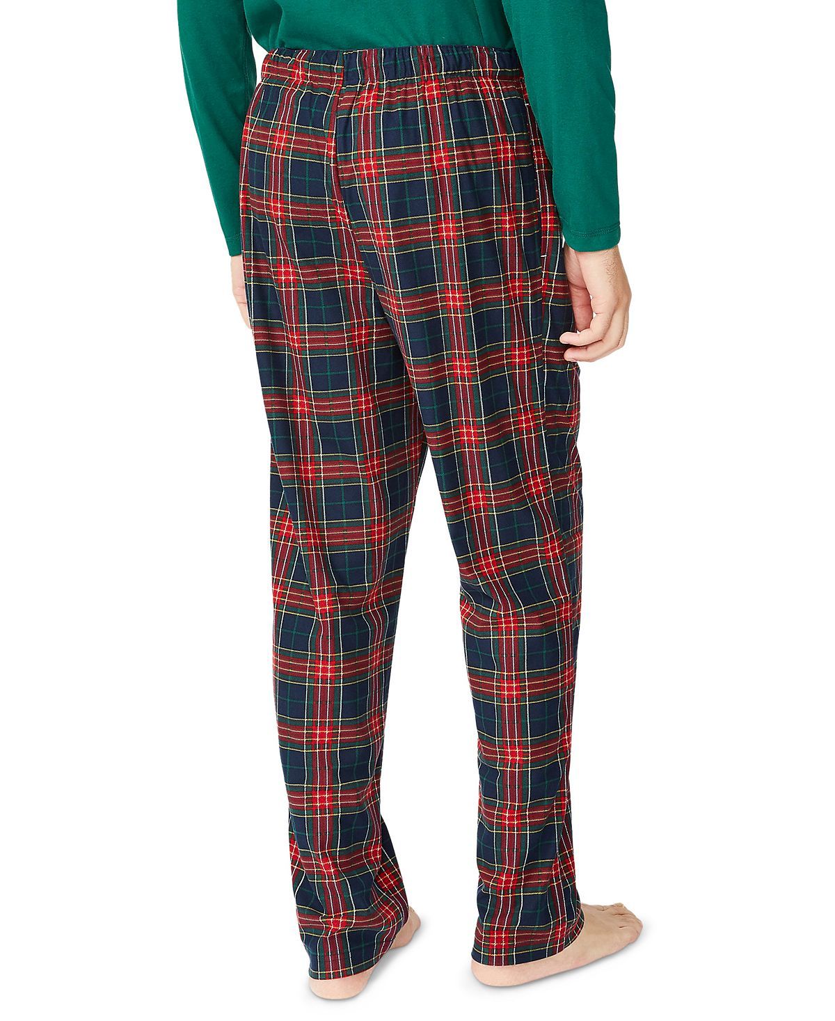 Nautica Fleece Sleep Pants Navy/Red Plaid