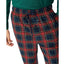 Nautica Fleece Sleep Pants Navy/Red Plaid