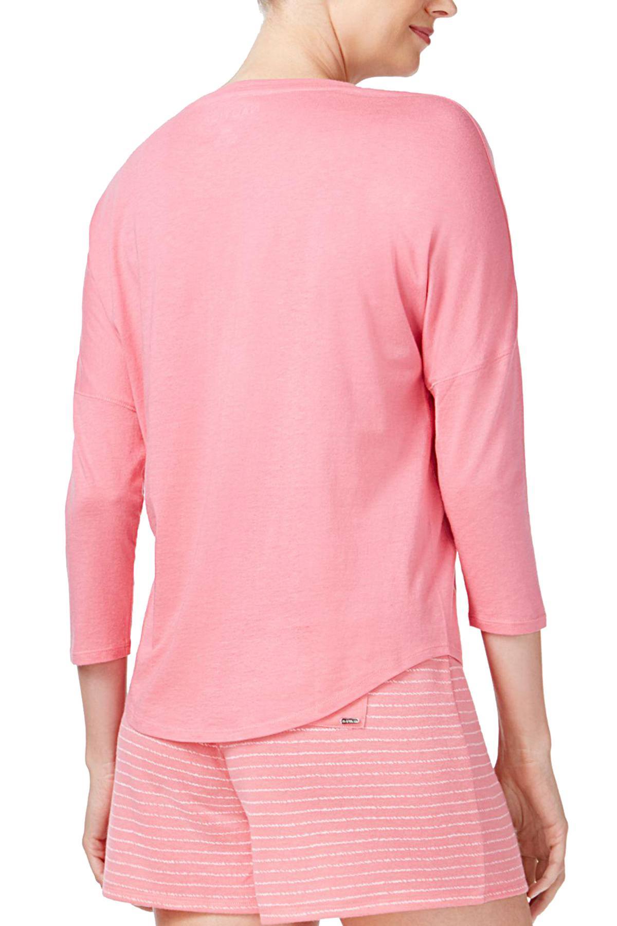 Nautica Pink Dolman Pocket Lounge Top