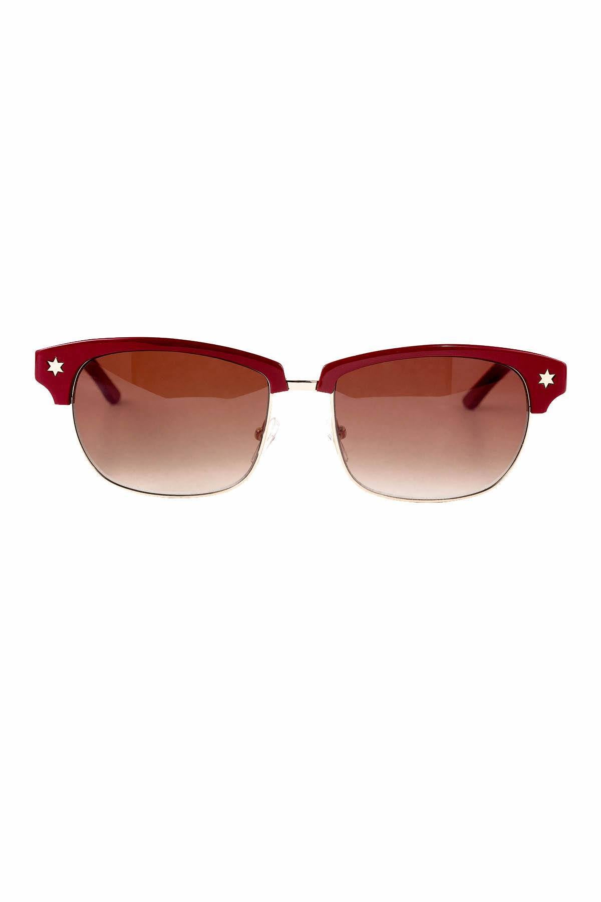 Neo-Ne Burgundy U+2721 Sunglasses