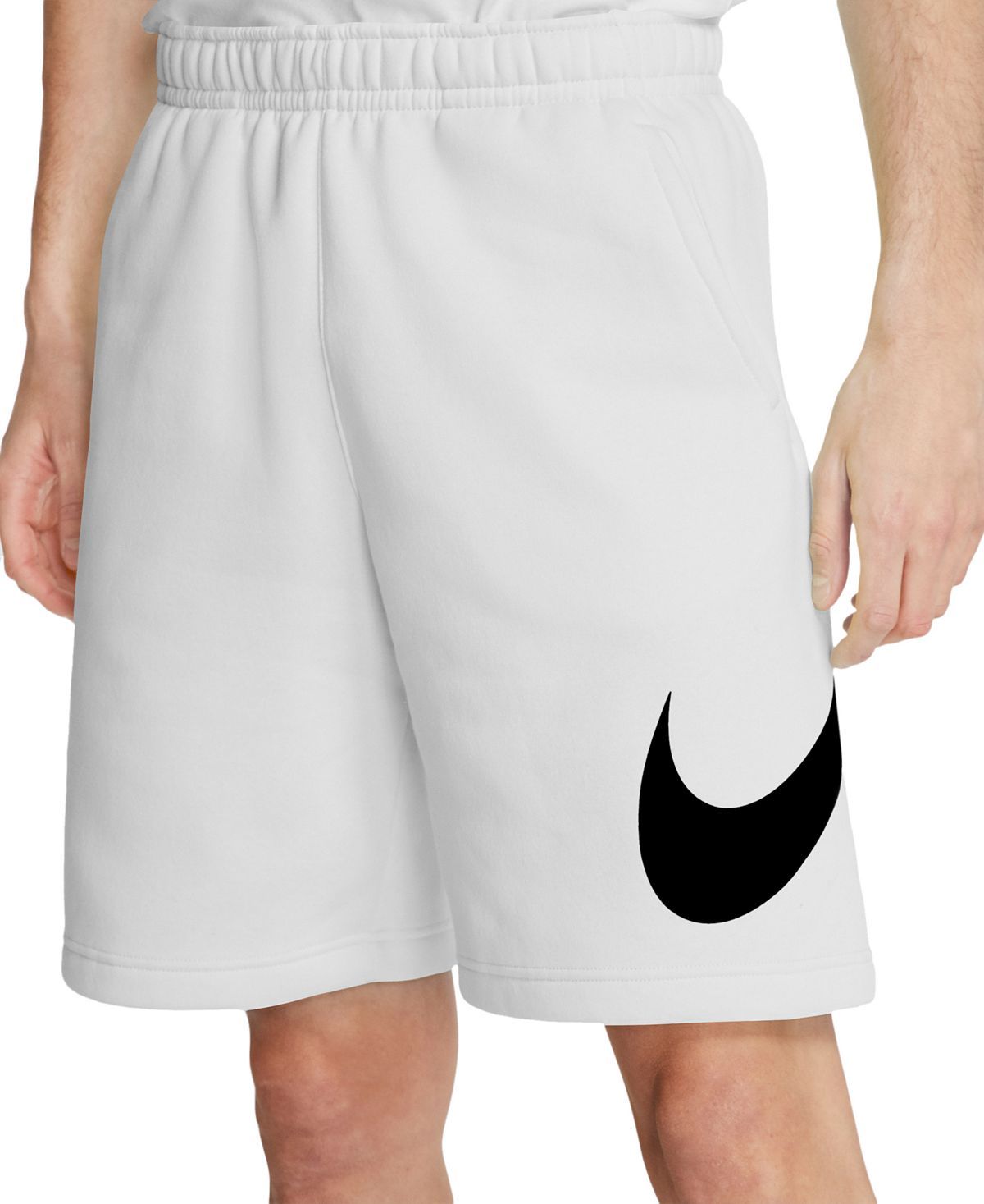 Nike Sportswear Club Fleece Logo Shorts White