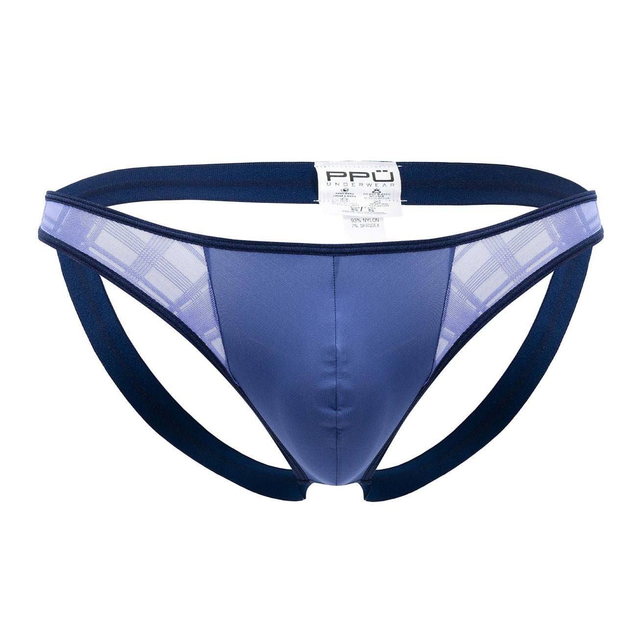 PPU 2309 Microfiber Jockstrap Color Blue